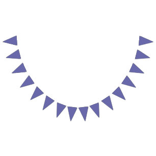 Simple Solid Purple Bunting