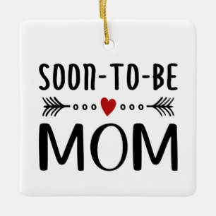 Simple Soon-to-be Mom Mother's Day   Ornament