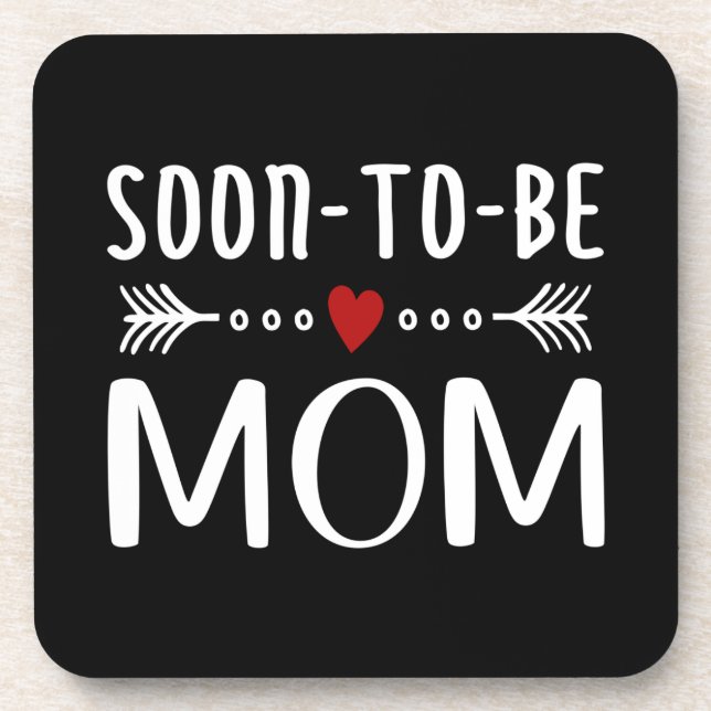 Simple Soon-to-be Mum Mother's Day | Coaster (Front)