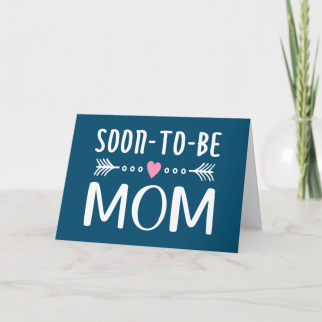 Simple Soon-to-be Mum Mother's Day | Greeting Card (Front)