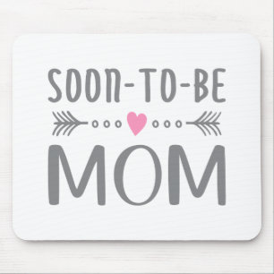 Simple Soon-to-be Mum Mother's Day Mousepad