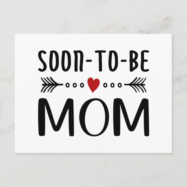 Simple Soon-to-be Mum Mother's Day | Postcard (Front)