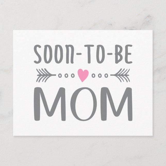 Simple Soon-to-be Mum Mother's Day | Postcard (Front)