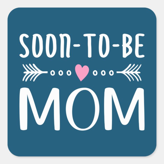 Simple Soon-to-be Mum Mother's Day | Sticker (Front)