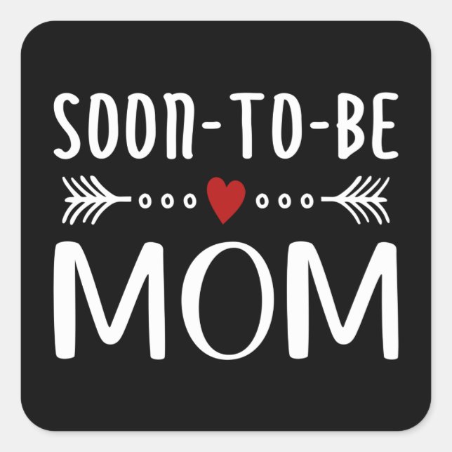 Simple Soon-to-be Mum Mother's Day | Sticker (Front)