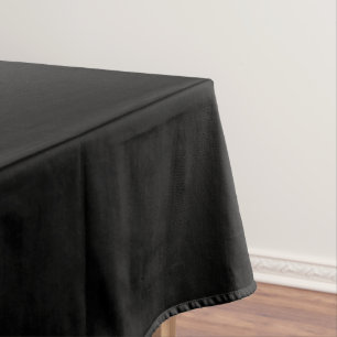 Simple spooky black gothic halloween tablecloth