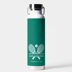 Simple Sports Club Name Tennis Team Any Color Water Bottle