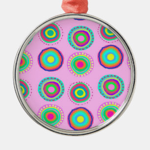 Simple Spots Metal Tree Decoration