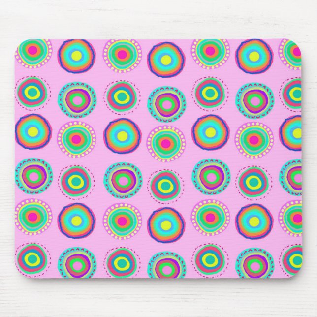 Simple Spots Mouse Mat (Front)