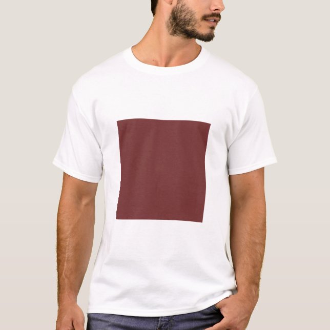Simple Square - Dark Brown T-Shirt (Front)