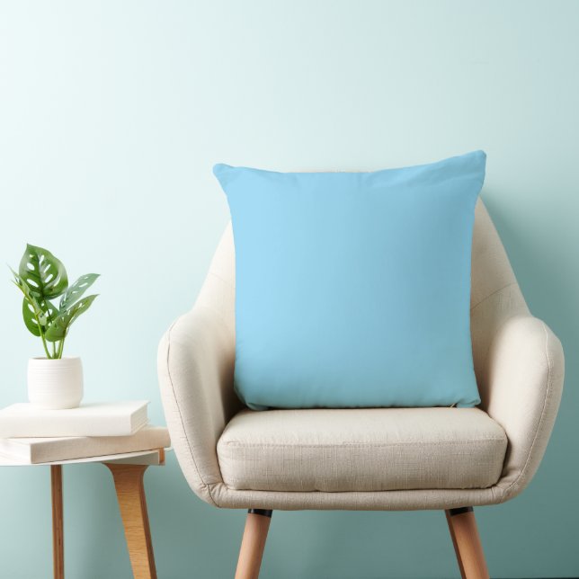 simple square decorative throw pillow in a soft  (Chair)