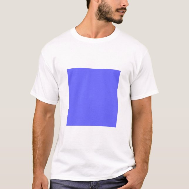 Simple Square - Electric Blue T-Shirt (Front)