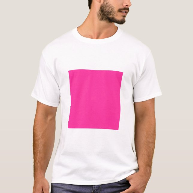 Simple Square - Hot Pink T-Shirt (Front)