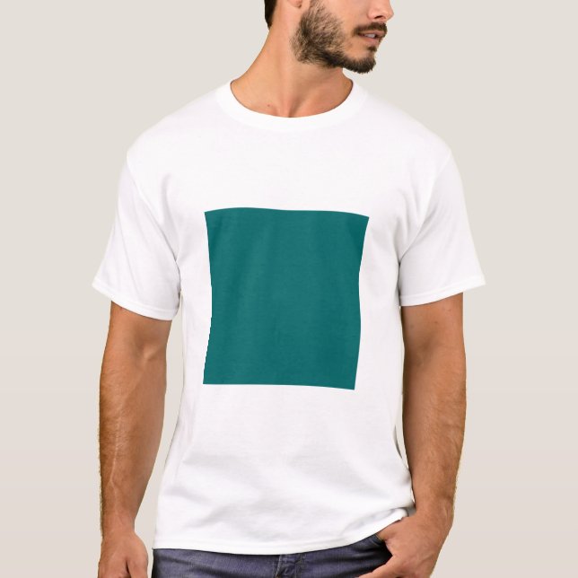Simple Square - Moss Green T-Shirt (Front)
