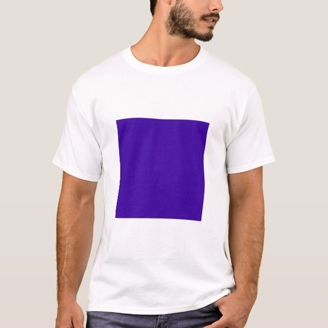 Simple Square - Storm Blue T-Shirt (Front)
