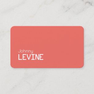 Simple stand out modern business card