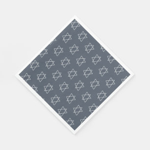 Simple Star of David B'nai Bat Bar Mitzvah Jewish  Napkin