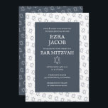 Simple Star of David Custom B'nai Bat Bar Mitzvah  Invitation<br><div class="desc">Perfect card to announce a bar mitzvah, bat mitzvah or other Jewish celebration! Hand made art for you! FULLY CUSTOMIZABLE! Click on “Personalise” above to edit the text. Click "edit using design tool" to adjust the fonts, colours and placements and to delete the back side design if you prefer. Also...</div>