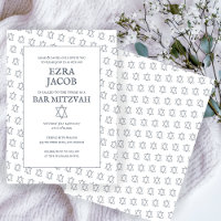 Simple Star of David Custom B'nai Bat Bar Mitzvah
