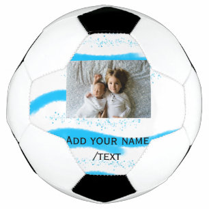 simple star sparkle glitter add photo custom text  football
