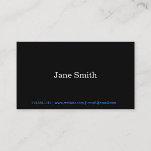 Simple Statement Business Cards