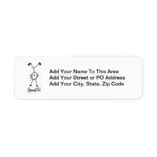 Simple Stick Figure Gymnast
