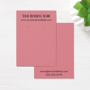 Simple Strawberry Ice Earring Holder Display Cards
