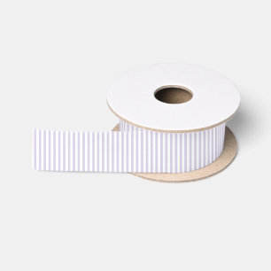 Simple Stripes - Dusty Lavender Satin Ribbon