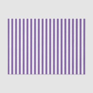 Simple Stripes Pattern Purple/White Geometric I Tissue Paper