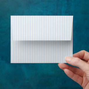 Simple Stripes - Powder Blue Envelope