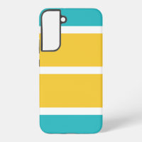 Simple Stripes - Turquoise and yellow