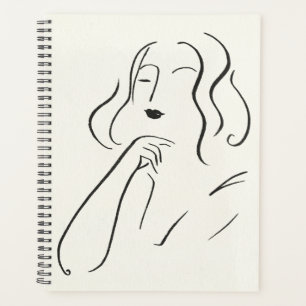 Simple Study - Sketch of a Woman Planner