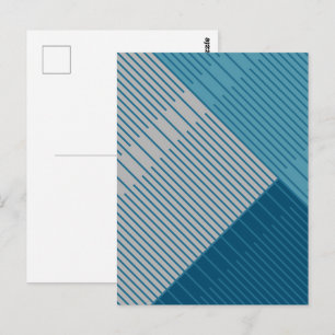 Simple Stylish Lines  Postcard
