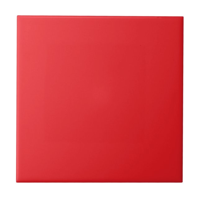 SIMPLE STYLISH MODERN BRIGHT RED SOLID  TILE (Front)