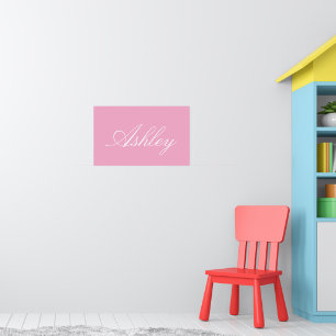 SIMPLE STYLISH MODERN ELEGANT FAMILY BABY NAME  POSTER