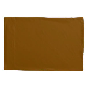 SIMPLE STYLISH MODERN MINIMAL CLASSIC BROWN PILLOWCASE
