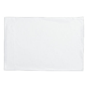 SIMPLE STYLISH MODERN MINIMAL CLASSIC COOL WHITE PILLOWCASE