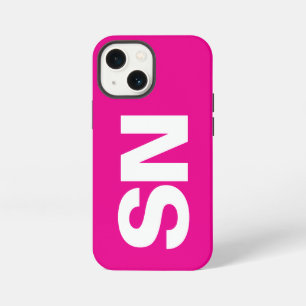 Simple Stylish Modern Name Minimal Pink Colour  iPhone 13 Mini Case
