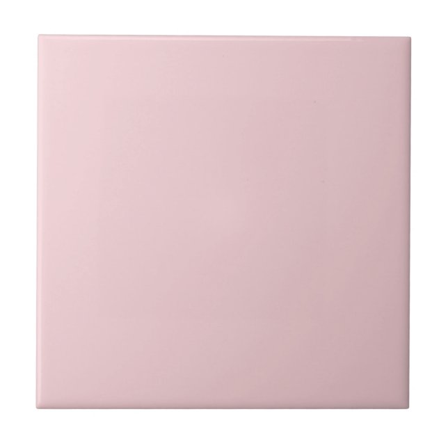 SIMPLE STYLISH MODERN PALE PINK COLOUR TILE (Front)