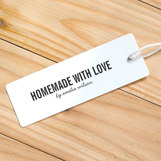 Simple Stylish Personalize Homemade with Love Self-inking Stamp (Creator Uploaded)