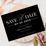 Simple Stylish Wedding Save The  Date Non Photo Invitation<br><div class="desc">Simple Stylish Wedding Save The Date Non Photo Invitation</div>