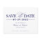 Simple Stylish Wedding Save The  Date Non Photo