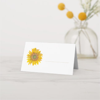Simple Sunflower Place Cards