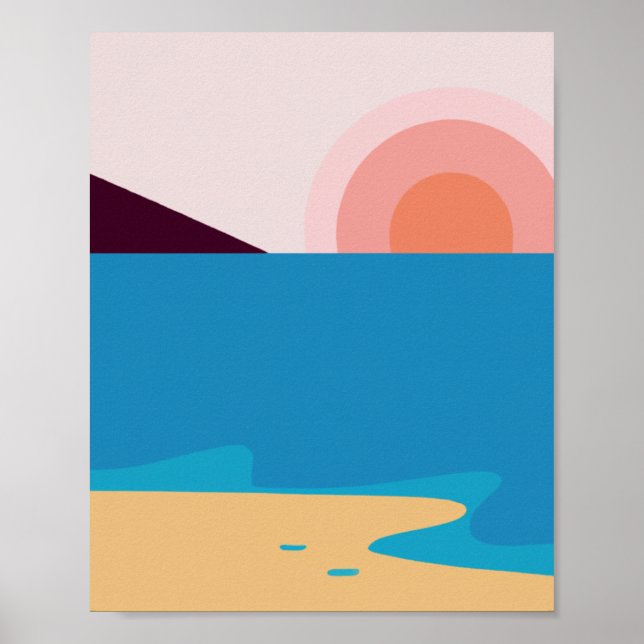 simple sunset poster (Front)