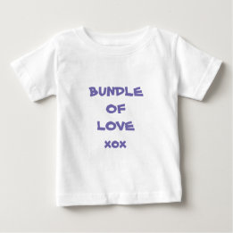 Simple Super Cute, 'Bundle of Love xox' White     Baby T-Shirt