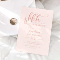 Simple Surprise Birthday Party Peach