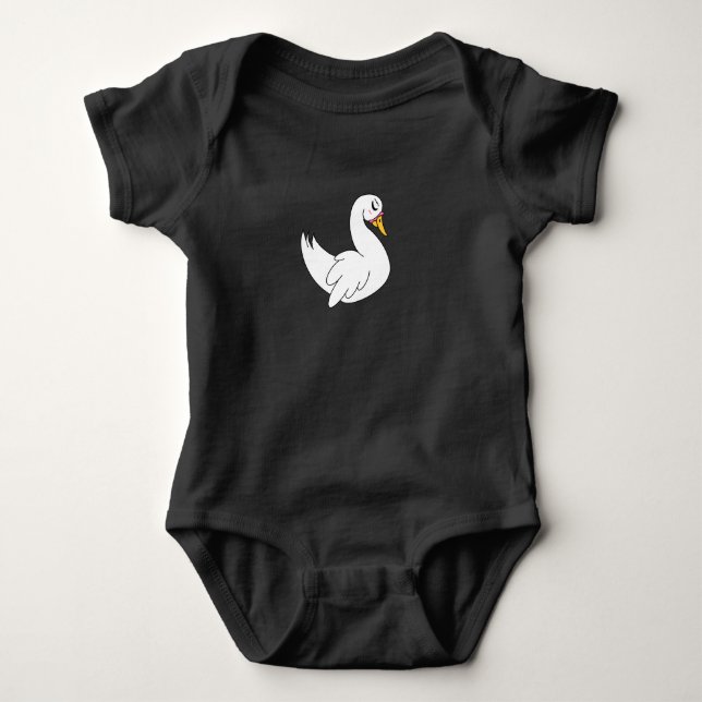 Simple Swan Baby Top (Front)
