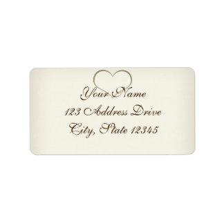 Simple Sweet Beige Label