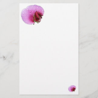 Simple Sweet-pea Stationery