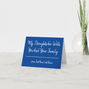 Simple Sympathy Card